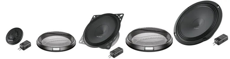 Audison APK 163 Kit | 375 W Peak Power | Kit 3 way 4 ohm | AP 1 + AP 4 + AP 6.5 + Grilles + Crossove
