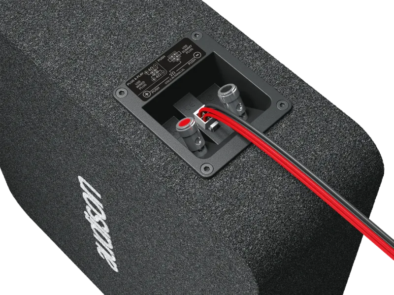 Audison APBX 10 DS Subwoofer Box | 800 W Peak Power | 250 mm | 4 + 4 ohm sub box