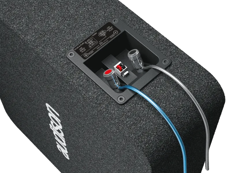 Audison APBX 10 DS Subwoofer Box | 800 W Peak Power | 250 mm | 4 + 4 ohm sub box