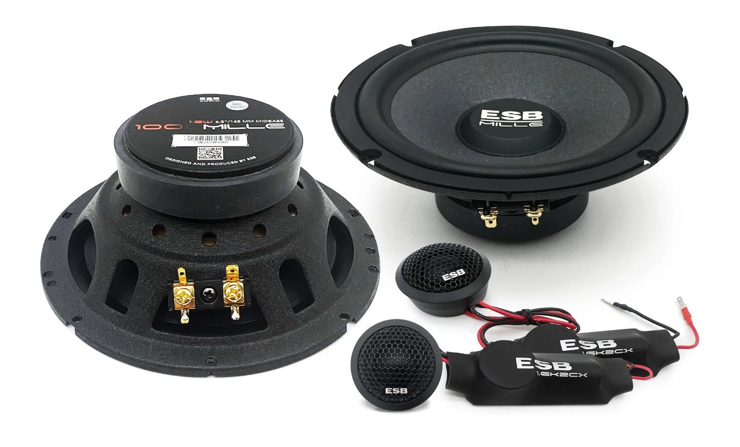 ESB Audio 1.6K2X 2-Way Speaker System with 12dB Tweeter Crossover