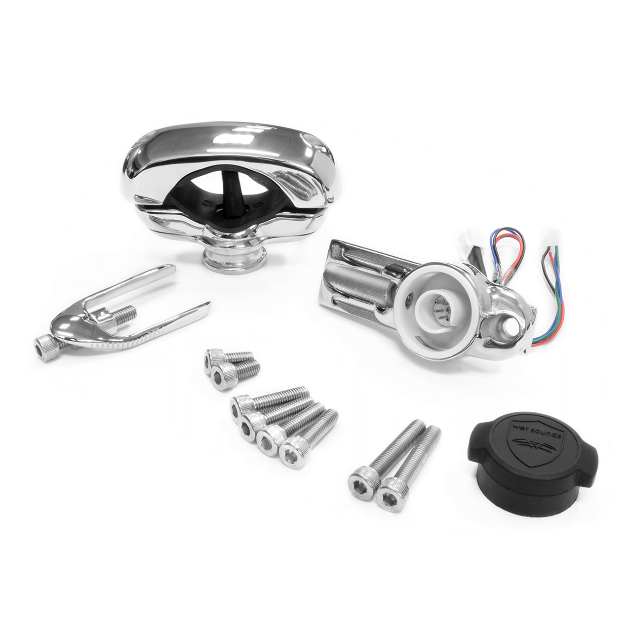 Wet Sounds ADP TC3-S MINI Stainless Steel Swivel Clamp For Tube Diameter 1” To 1 7/8”
