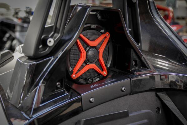 SSV Works Polaris Slingshot Behind Seat 6.5" Pods