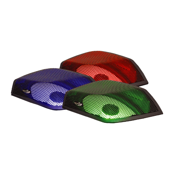 Aquatic AV Harley Saddlebag 6x9 RGB LED Speaker Kit