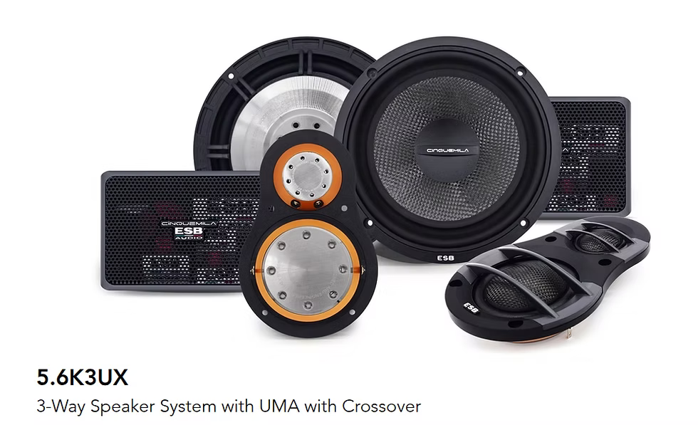 ESB 5.6K3UX 3-Way Speaker System with UMA with Crossover