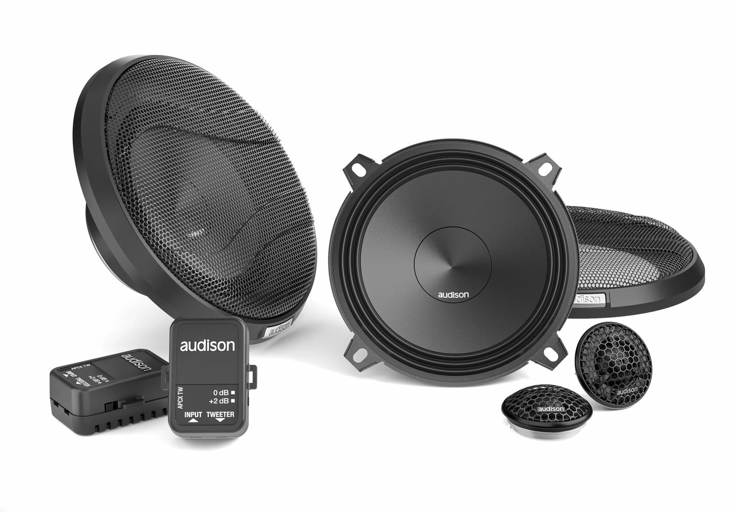 Audison APK 130 Kit | 225 W Peak Power | Kit 2 way 4 ohm | AP 1 + AP 5 + Crossover