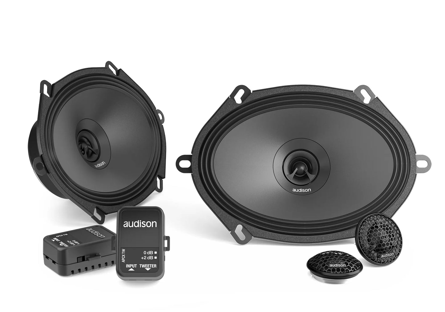 Audison APK 570 Kit | 300 W Peak Power | Kit 2 way 4 ohm | AP 1 + AP 570 + Crossover