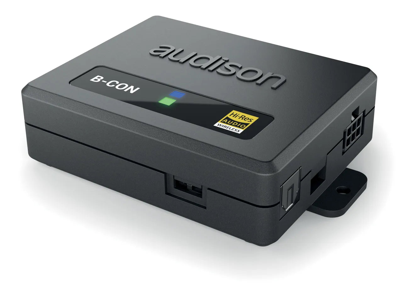Audison B-CON Accessories | Hi-Res Bluetooth Receiver | Hi-Res Audio 24bit / 96kHz with Android L-DAC