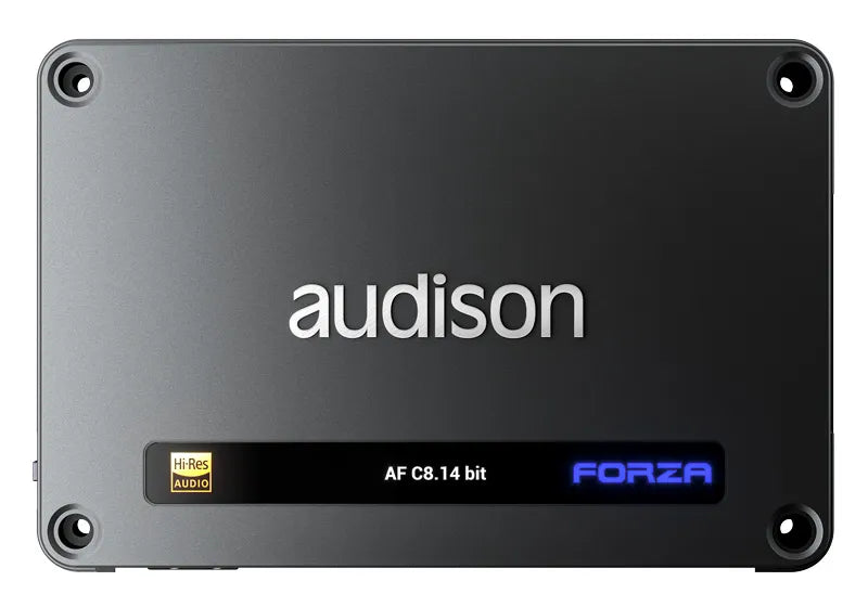 Audison AF C8.14 bit DSP Amplifier | 800 W | 14 CH DSP + 8 x 100 W @ 2 ohm | D-class Fully Bridgeable