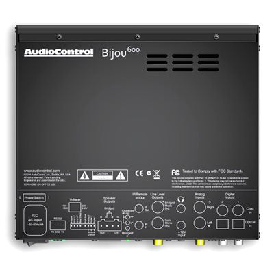 AudioControl 2 Channel Amp 2x100 w / Preamp VC (120v) BIJOU600