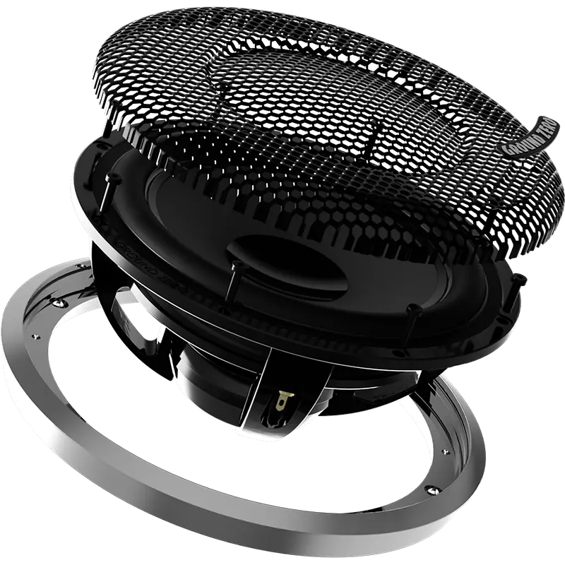 GZ ULTRA 165-GRILL Precisely machined massive aluminum mounting ring