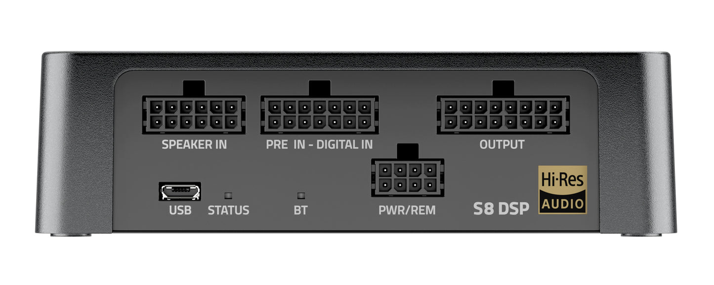 Hertz S8 DSP | Ultra Compact Digital Processor 6 in + digital coax in & 8 outputs