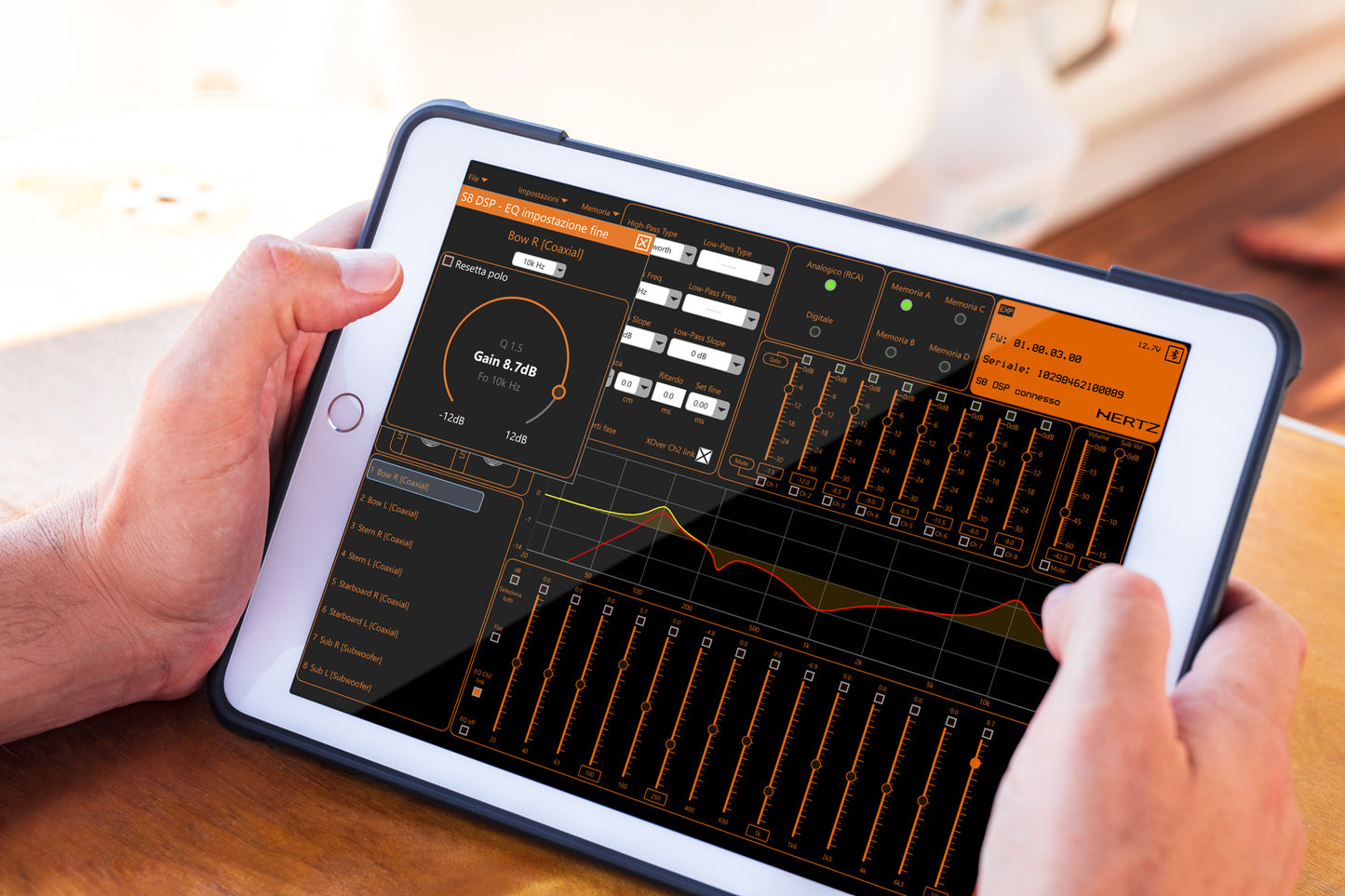 Hertz S8 DSP | Ultra Compact Digital Processor 6 in + digital coax in & 8 outputs