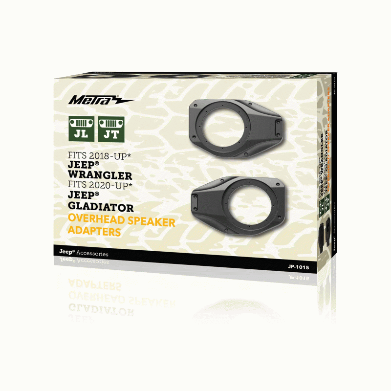 Heise Soundbar Speaker Adapter and Harness - JL/JT Wrangler Gladiator 18-Up