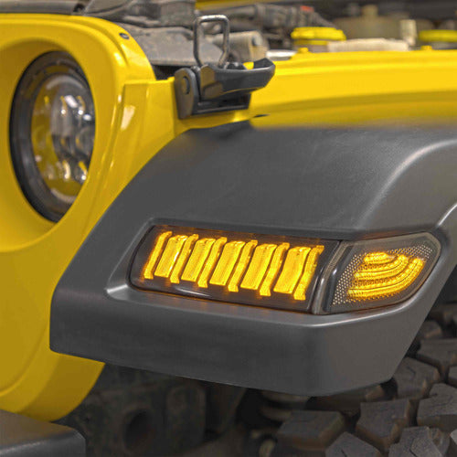 Heise Amber LED Side Marker Light - Wrangler JL/JT 2018-Up