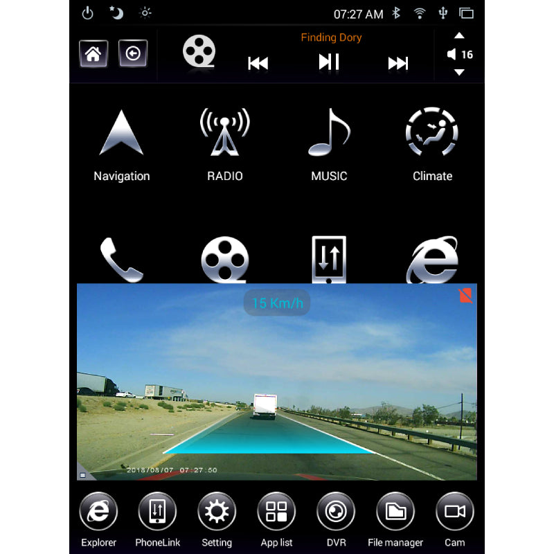 Linkswell USB Controlled DVR Camera w/ADAS Driver Assist