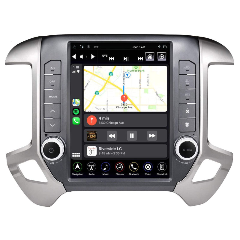 Linkwell 14-18 Chevy Silverado/GMC Sierra Generation 4 T-Style Radio