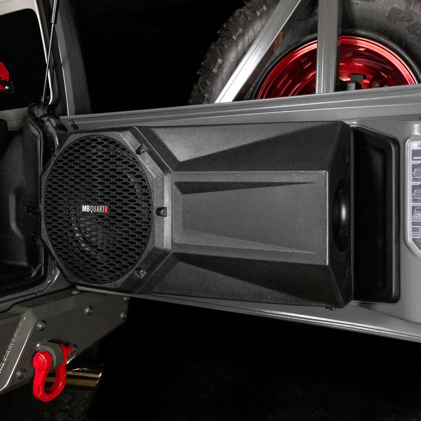 MB Quart MBQJL-302 Jeep Wrangler (JL) Tuned 400 Watt Tailgate Subwoofer System