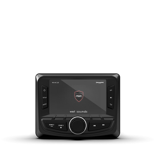 Wet Sounds WS-MC-20 Marine digital media receiver with Bluetooth® (does not play CDs)