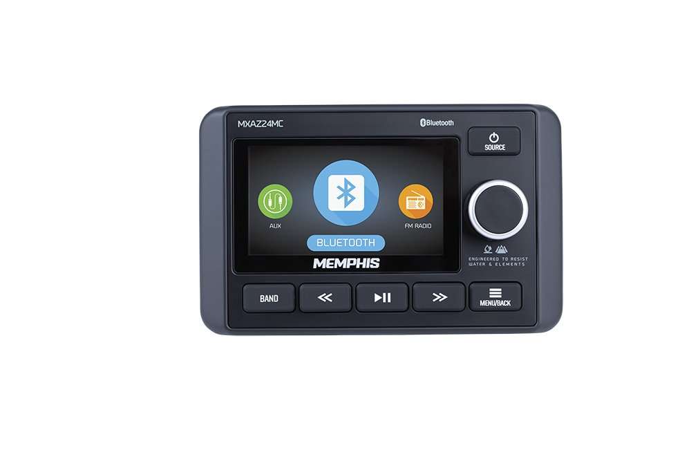 Memphis Audio MXAZ24MC Bluetooth Multi Zone Media Center with video input