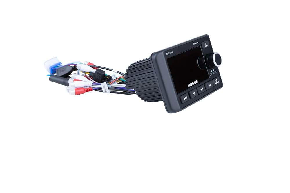 Memphis Audio MXAZ24MC Bluetooth Multi Zone Media Center with video input