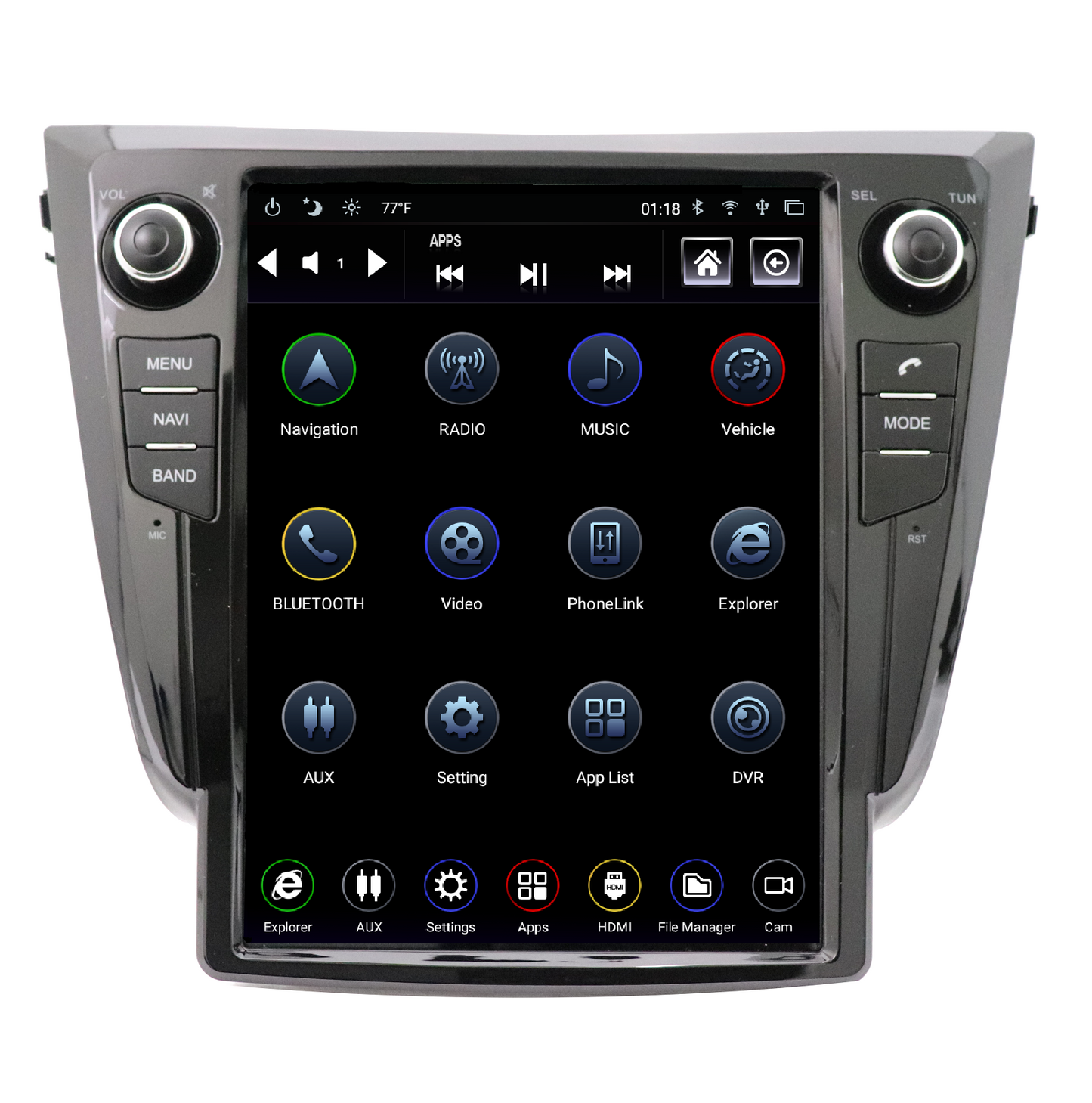 Linkswell 13-19 Nissan Rogue Generation 4 T-Style Radio
