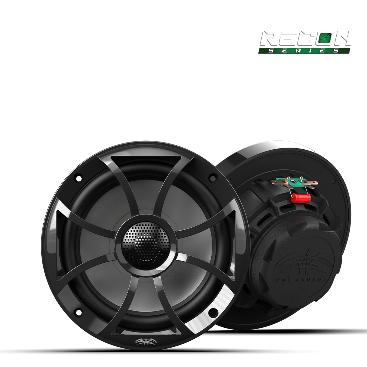 Wet Sounds RECON 6-S | RECON™ Series 6.5-inch High-Output Component Style Coaxial Speakers w/ Grilles