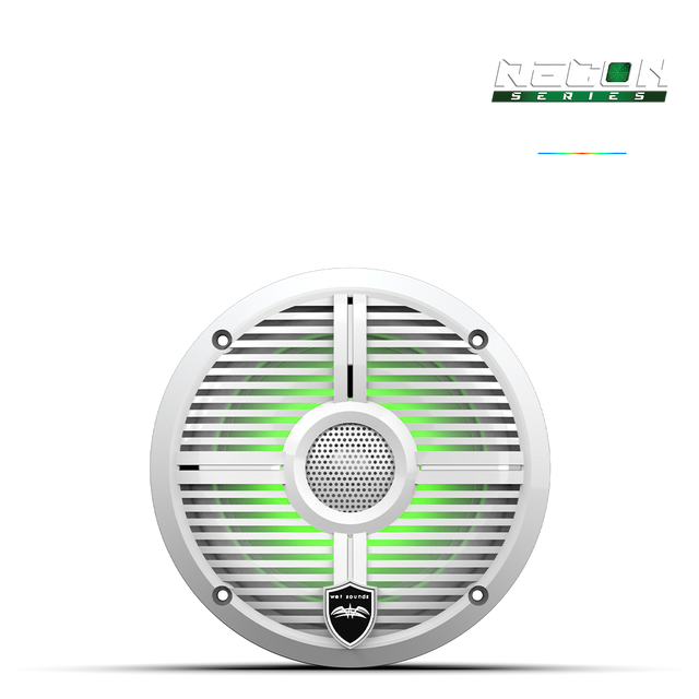 Wet Sounds RECON 6 XW-W RGB | RECON™ Series 6.5-inch High-Output Component Style Coaxial Speakers w/ RGB Grilles
