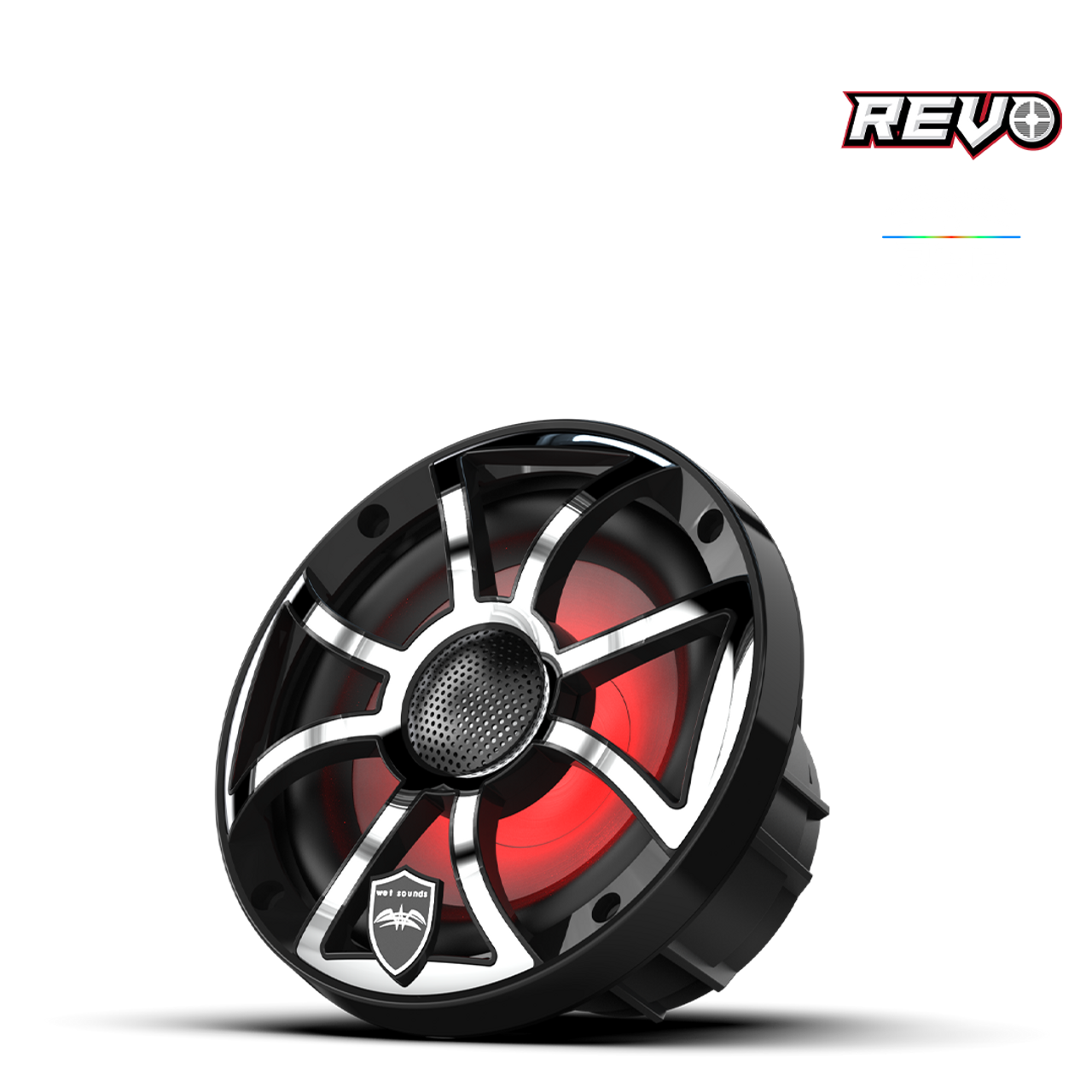 Wet Sounds REVO 6 XS-B-SS V3 | REVO Series 6.5-inch High-Output Component Style Coaxial Speakers