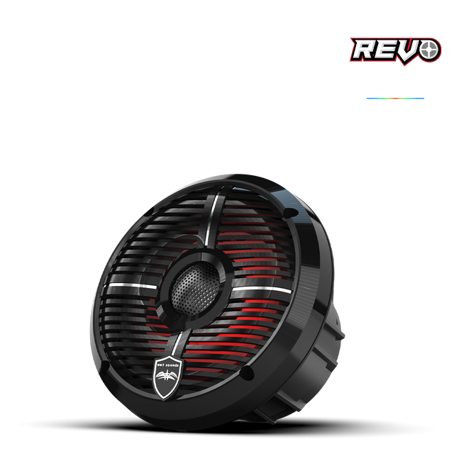 Wet Sounds REVO 6 XW-B V3 | REVO Series 6.5-inch High-Output Component Style Coaxial Speakers w/ RGB Grilles