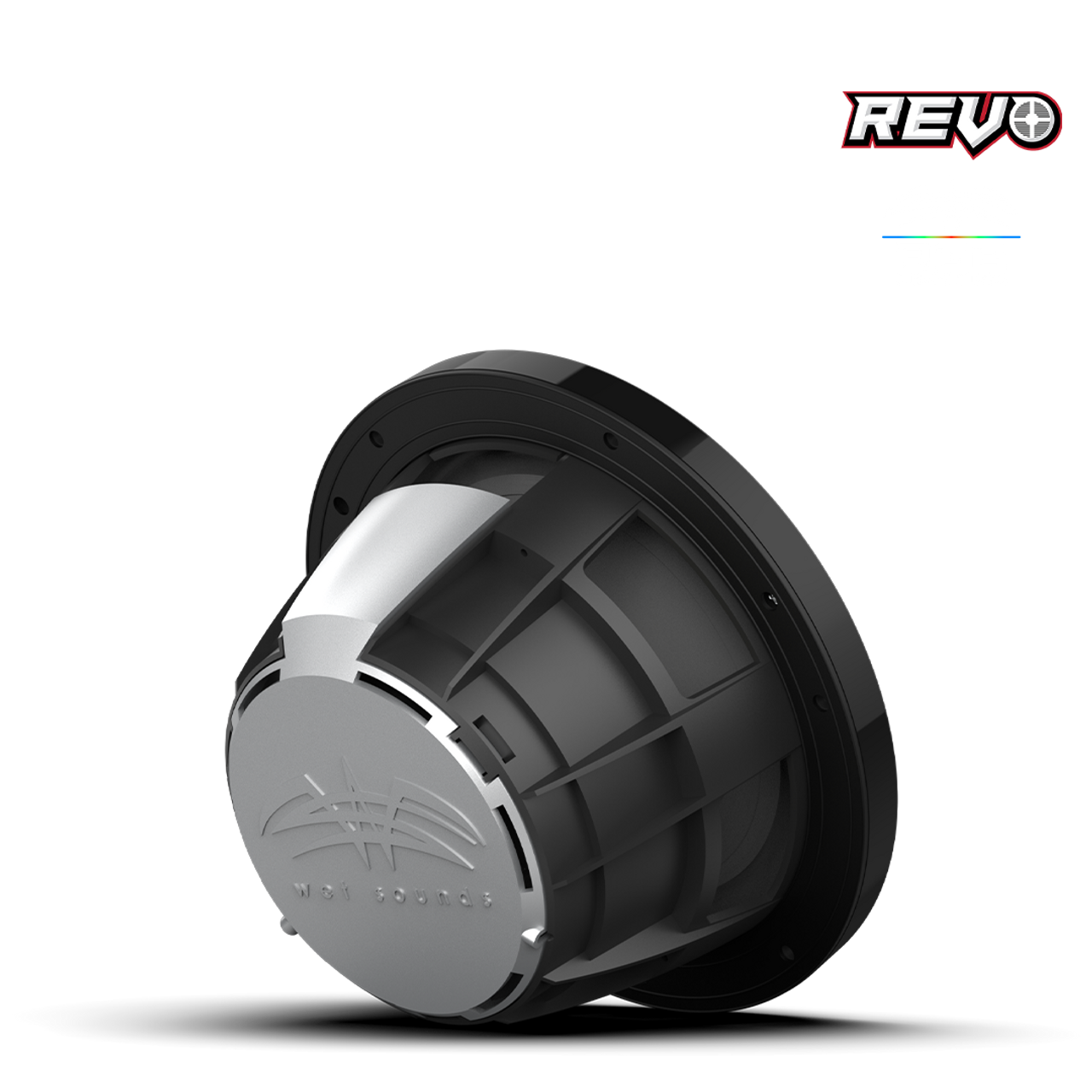 Wet Sounds REVO 8 SW-B V3 | REVO Series 8-inch High-Output Component Style Coaxial Speakers w/ RGB Grilles