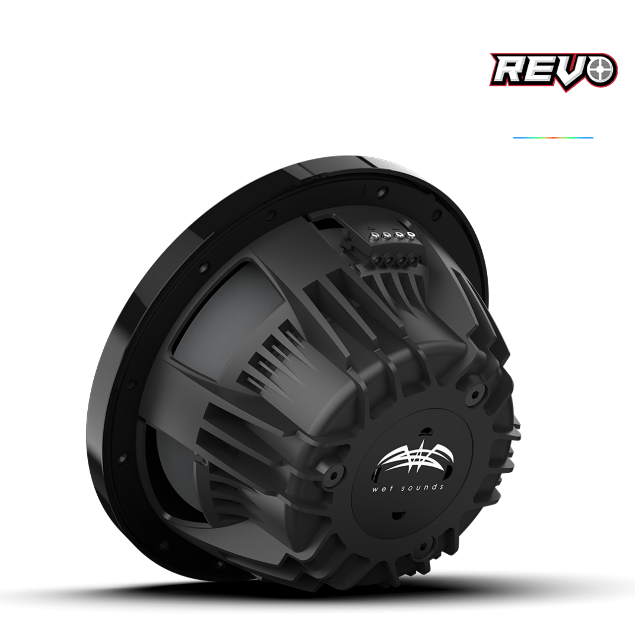 Wet Sounds REVO CX-10 XW-B S2 | REVO Series 10-inch High-Output Component Style Coaxial Speakers w/ RGB Grilles