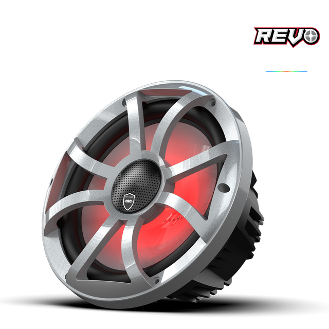 Wet Sounds REVO CX-10 XS-S S2 | REVO Series 10-inch High-Output Component Style Coaxial Speakers w/ Grilles