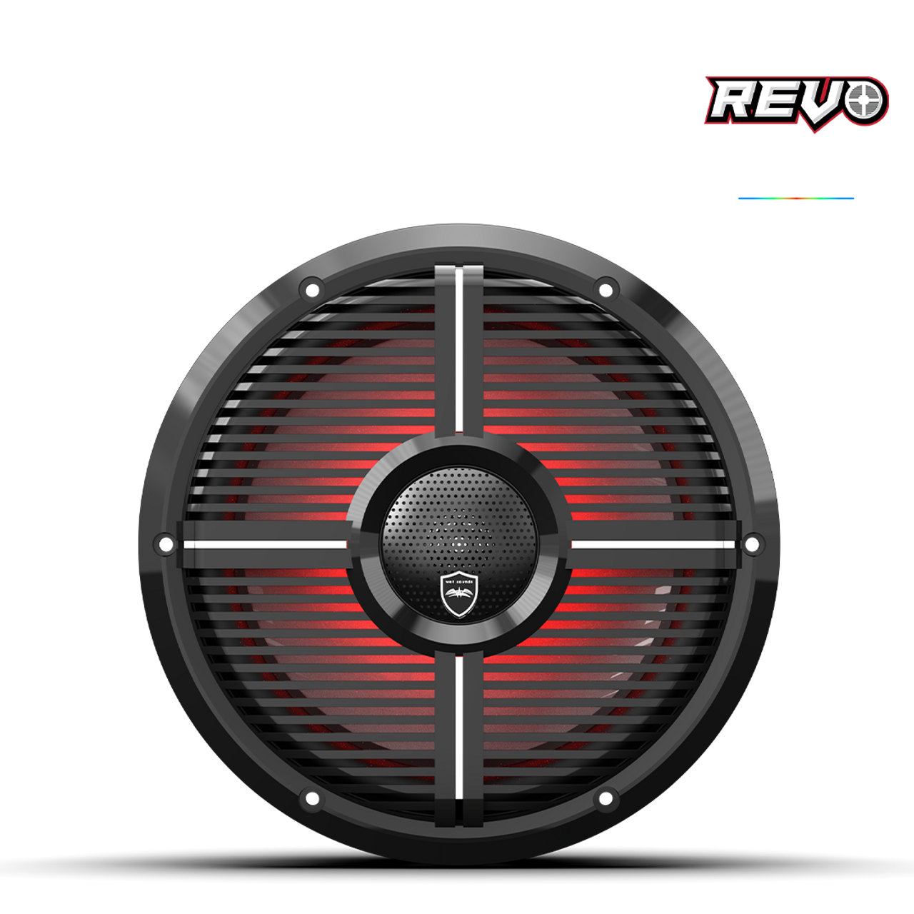 Wet Sounds REVO CX-10 XW-B S2 | REVO Series 10-inch High-Output Component Style Coaxial Speakers w/ RGB Grilles
