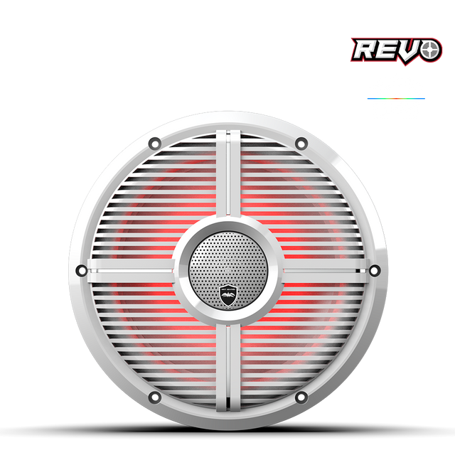 Wet Sounds REVO CX-10 XW-B S2 | REVO Series 10-inch High-Output Component Style Coaxial Speakers w/ RGB Grilles
