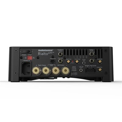 AudioControl High-Power Amplifier with Digital Audio Inputs RIALTO400-B