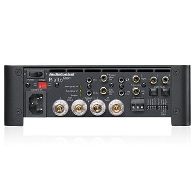 AudioControl High-Power Amp w / DAC and Preamp VC (120v) (blac RIALTO600-B
