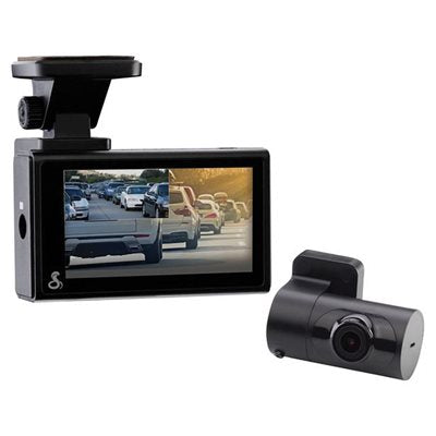 Cobra SC200D HD dash cam with GPS, Wi-Fi, Bluetooth®, and second camera