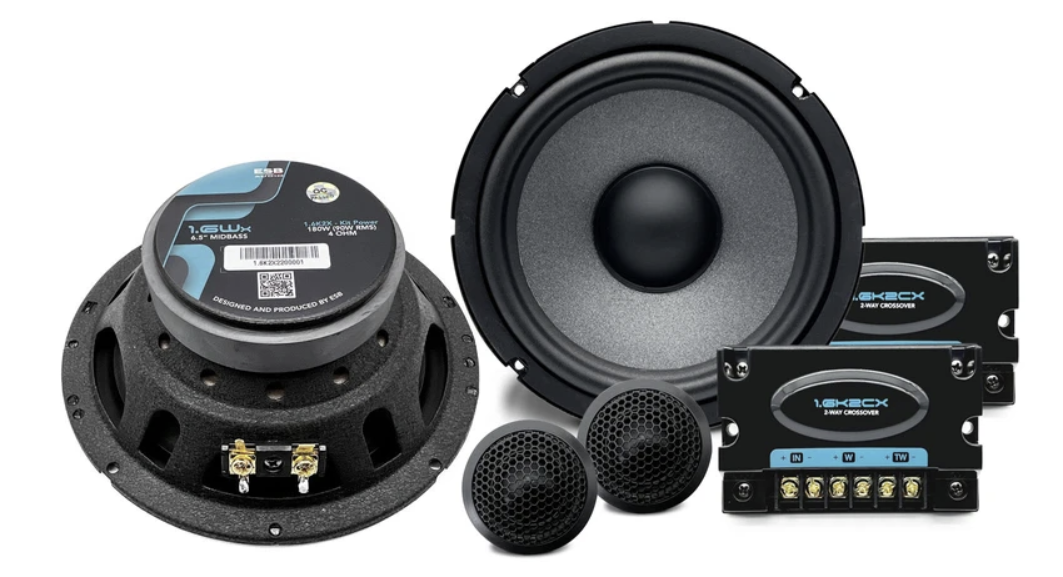 ESB Audio 1.6K2X 2-Way Speaker System with 12dB Tweeter Crossover