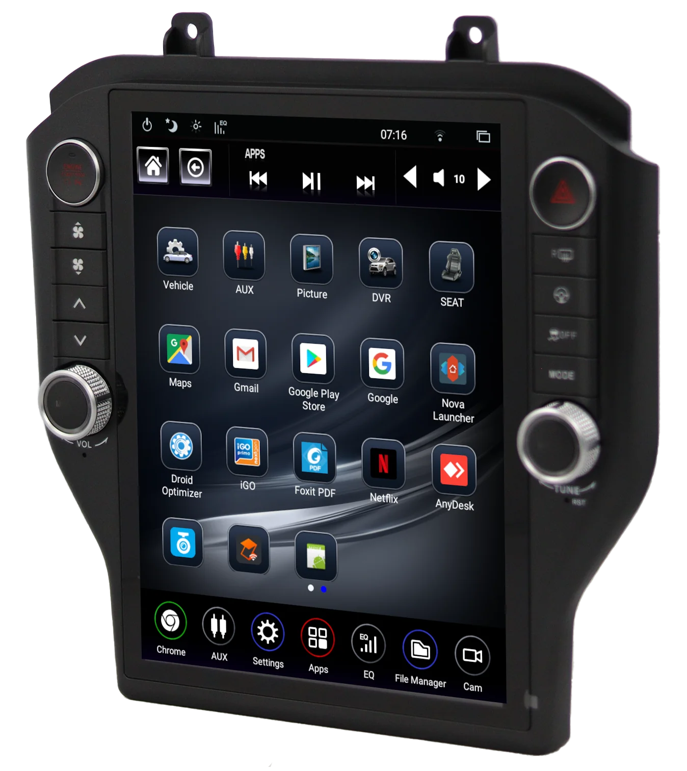 Linkswell 15-Up Ford Mustang Generation 5 T-Style Radio