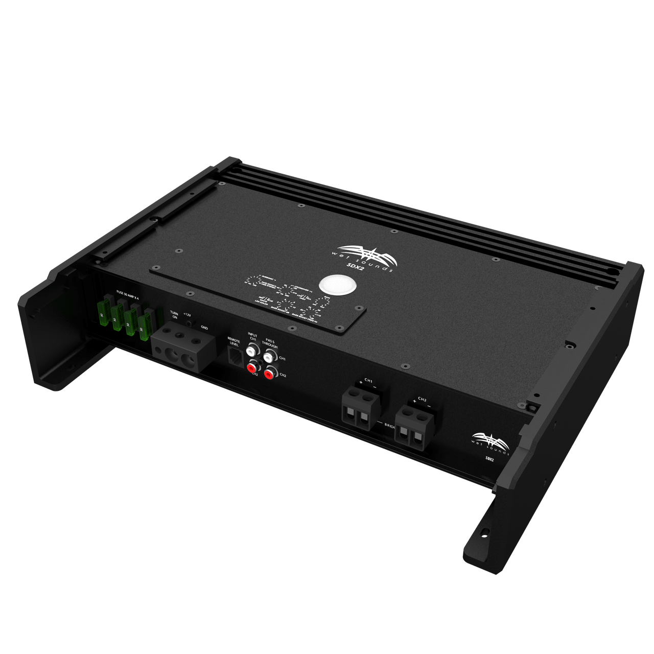 Wet Sounds Sinister-SDX2 | 2 Channel Marine Amplifier