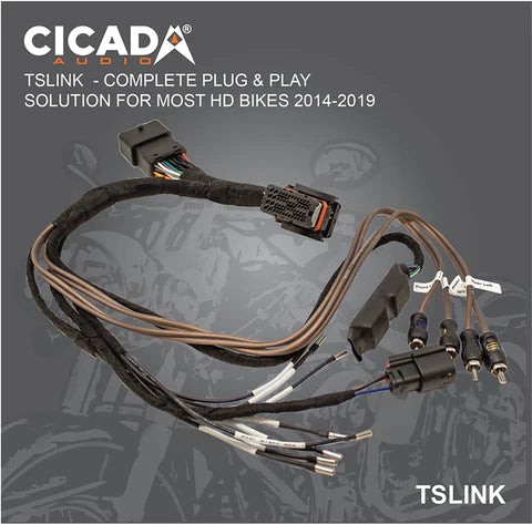 Cicada Audio Plug & Play Wiring Harness For Harley Davidson