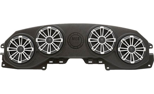 MB Quart MBQJ-48C Overheard soundbar loaded with four 8" 2-way speakers for select 2018-up Jeep Wrangler and Gladiator vehicles