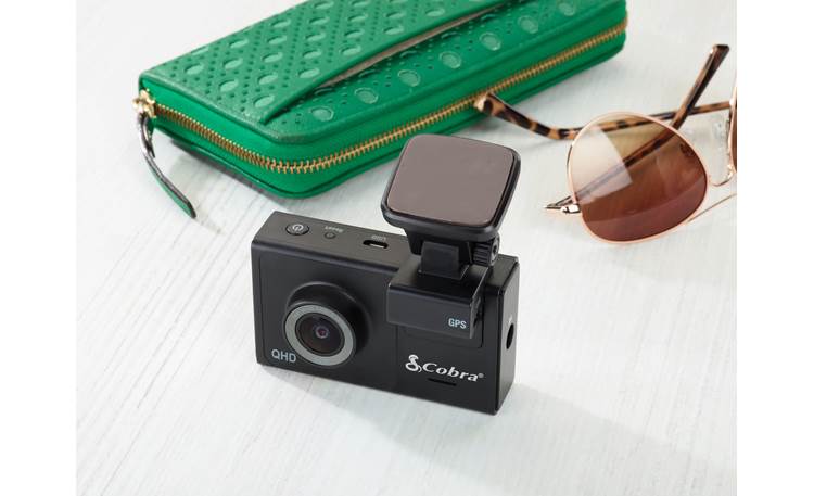 Cobra SC200 Quad HD dash cam with GPS, Bluetooth®, and Wi-Fi