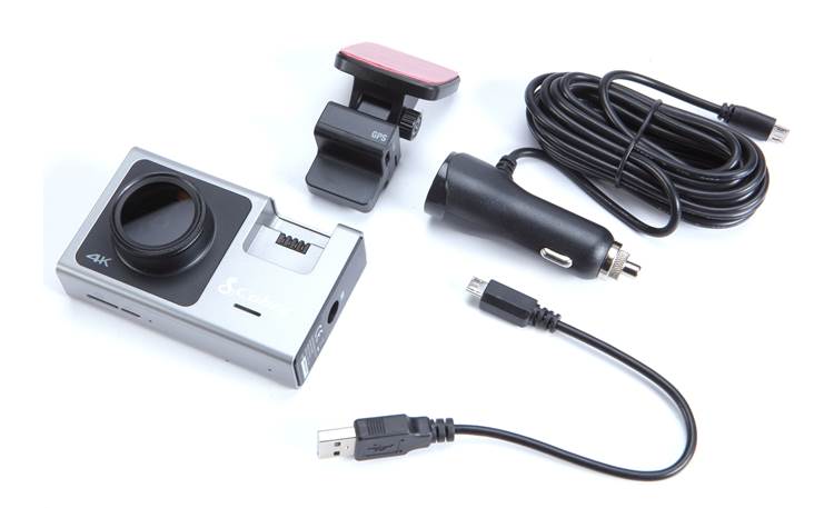 Cobra SC 400 Ultra HD 4K dash camera with built-in Alexa and Bluetooth®
