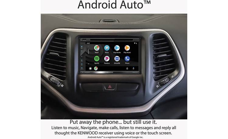 Kenwood DNX577S 6.75 DVD/CD Navigation Receiver, Apple Car Play, Garmin BT