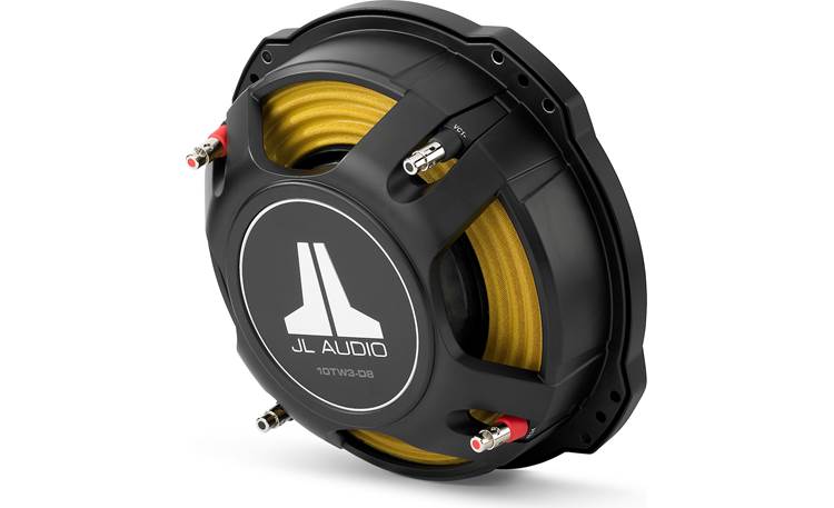 JL Audio 10TW3-D8 Shallow-Mount 10" Subwoofer With Dual 8-ohm Voice Coils