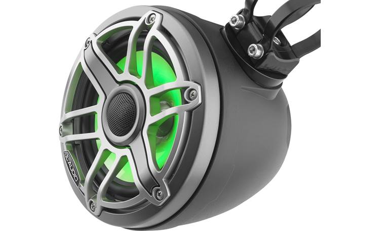 JL Audio M6-650VEX-Mb-S-GmTi-i M6 Series 6-1/2" VEX Wakeboard Tower Speakers With LED Lights (Pair)