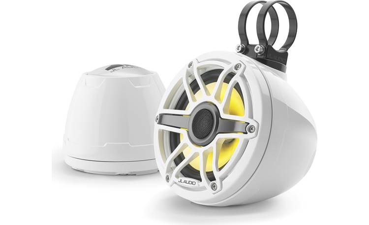 JL Audio M6-650VEX-Gw-S-GwGw-i M6 Series 6-1/2" VEX Wakeboard Tower Speakers With LED Lights (Pair)