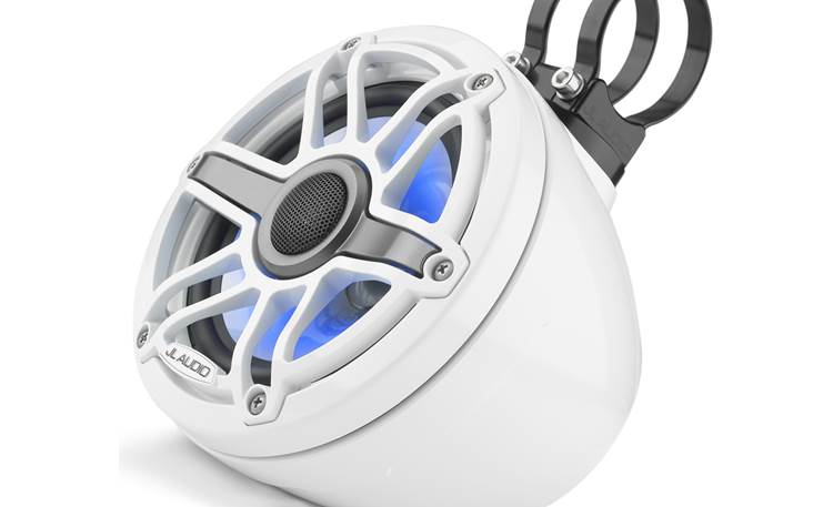 JL Audio M6-650VEX-Gw-S-GwGw-i M6 Series 6-1/2" VEX Wakeboard Tower Speakers With LED Lights (Pair)