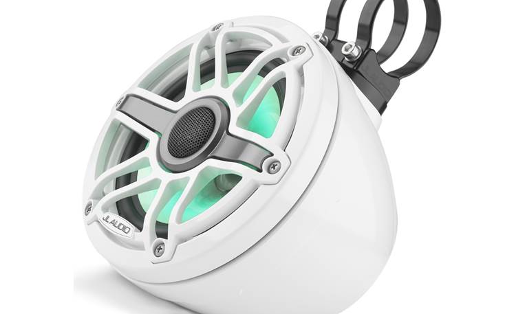 JL Audio M6-650VEX-Gw-S-GwGw-i M6 Series 6-1/2" VEX Wakeboard Tower Speakers With LED Lights (Pair)